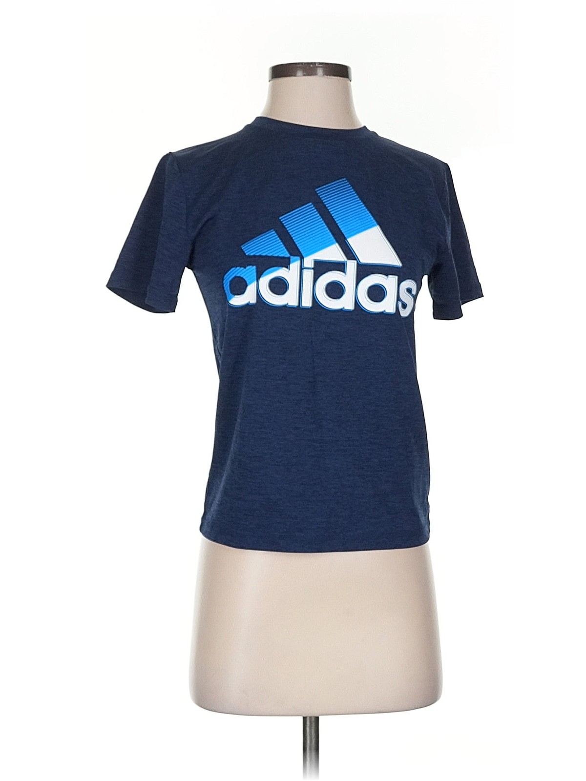 Adidas Women Blue Active T-Shirt S