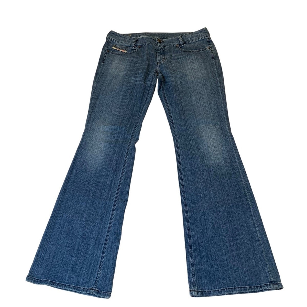 Diesel Louvely 008RV Stretch Flare Blue Denim Bootcut Flare Retro