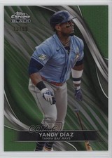 2024 Topps Chrome Black Green Refractor 13/99 Yandy Diaz Yandy Díaz #77 c8a