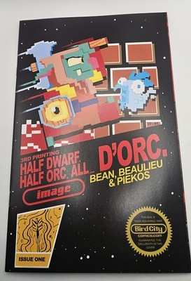 D'ORC #1 3rd Print Trish Forstner 8 Bit Super Mario Homage Variant LTD 500
