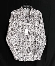 Robert Graham GIBBS Retro Paisley $238 Large  Classic Fit NWT FREE SHIP! L