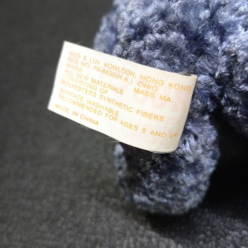 Hug & Luv 6 Zoll grau Stofftier Teddybär Plüschtier - Bild 8 von 10