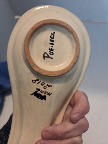 Mexican Talavera Ceramic Spoon Rest /Cuchara de Ceramica Mexicana “Puebla” - 第 5/5 張圖片