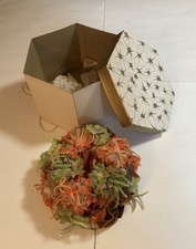 Vintage Women s Union Made Hat, Orange/Green Floral, My Hat s A Michele, w/box