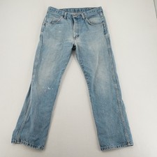 Vintage Rustler Relaxed Fit Light Wash Denim Jeans No Size