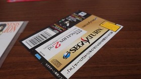 Neon Genesis Evangelion 2nd Impression Sega Saturn + SPINE Free Shipping