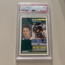 Pavel Bure 1991 Pinnacle PSA 9 Mint Rookie Card HOF???. rookie card picture