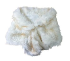 Decahome Faux Fur Shawl Wrap Stole Shrug Winter Bridal Wedding Cover Up For W...