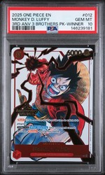 One Piece TCG Monkey D. Luffy 3rd Anniversary Tournament Winner Promo #012