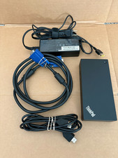 Lenovo ThinkPad USB-C Dock Type 40A9 DK1633 w/ 90W AC Power Adapter