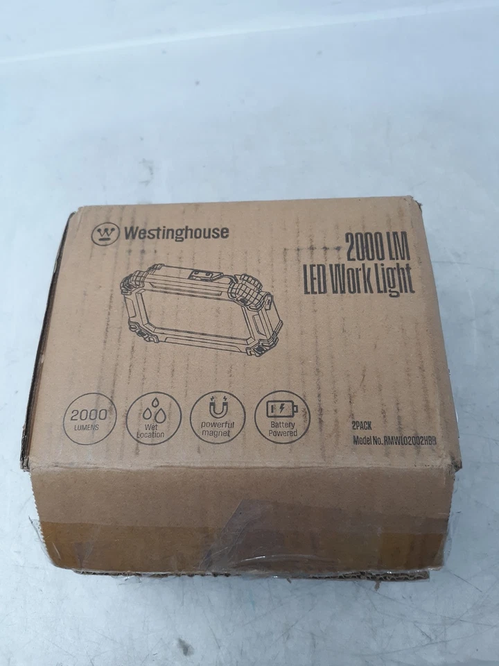 Lote de 2 luces de trabajo LED Westinghouse 2000 lúmenes RMWL02002HBB Foto 4 de 4