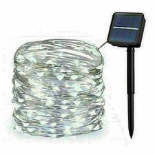 Waterproof Solar LED String Light Lights Copper Wire Fairy Outdoor Garden Party