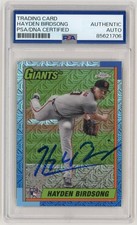 2025 Topps Chrome Hayden Birdsong SIGNED #T90C-33 RC Rookie Card PSA Autographed