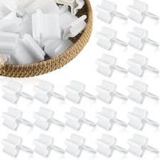 50PCS White T Post Caps Vinyl Safety Topper Fence Protector Cover Durable Outdoo