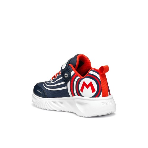 Geox J55DZB02A54C0735-J ASSISTER BOY Sneakers Bambino NAVY/RED Tema "Super Mario - Imagen 9 de 11