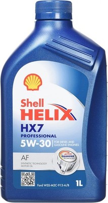 Shell Helix HX7 Professional AF 5W-30 Synthetisches Motoröl Diesel Benzin 1L