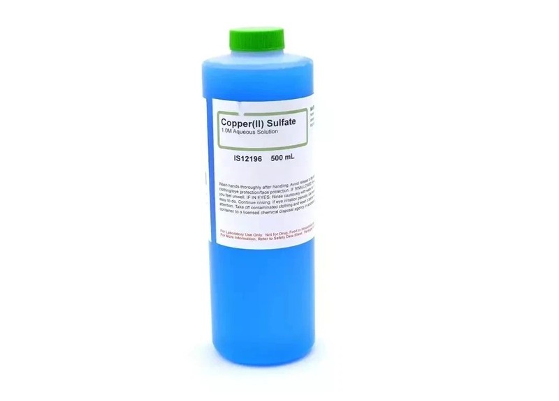 Aldon Copper Sulfate 1M Solution LOT of 9 - 500mL Curated Lab Chemical