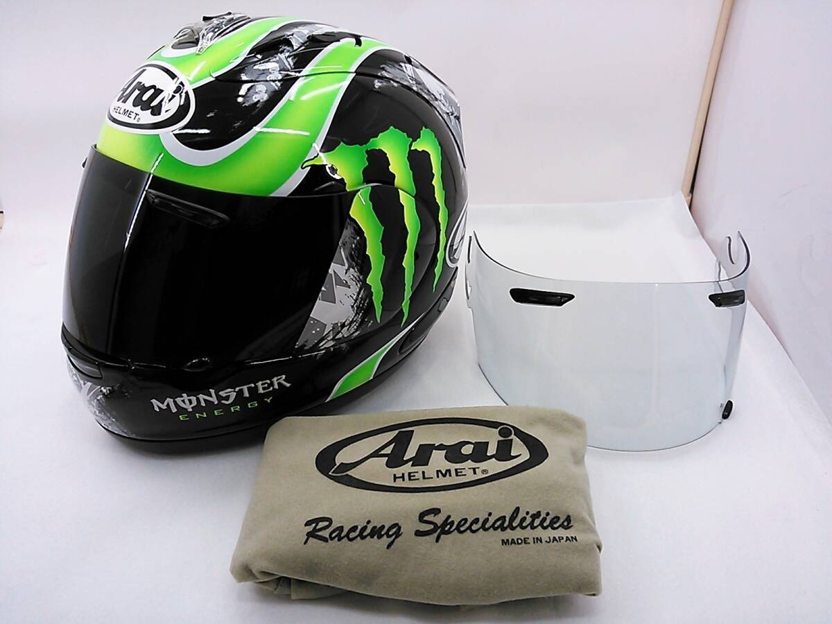 Arai Rx-7 Rr5 Crutchlow Clutchlow Monster Energy M Size With Arai Rx-7 Rr5 Crutchlow Clutchlow Monster Energy M Size With