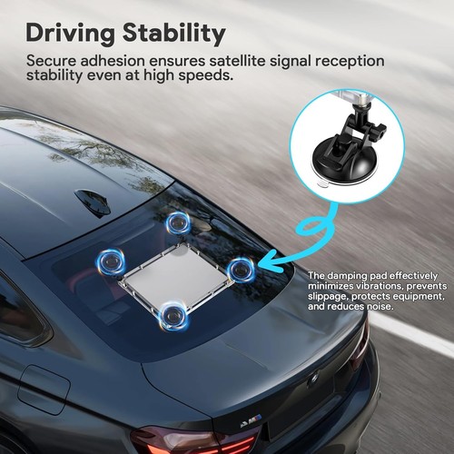 Starlink Mini Support Voiture avec Étui de Protection, Porte Ventouse Toit Solaire - Photo 7/9
