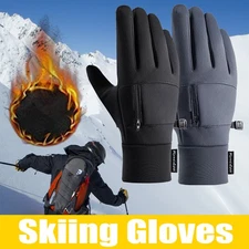 Winter Ski Snowboard Waterproof Windproof Touch Screen Warm Gloves for Men Women