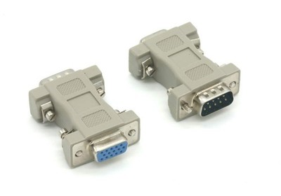 VGA-EGA Monitor Adapter MULTISYNC HD15-F to CARD DB9-M