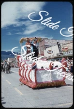 4th of July Parade Street Scene Signs 35mm Slide 1950s Kodachrome