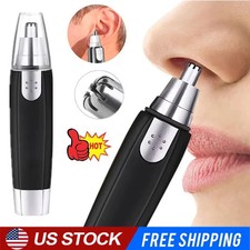 Electric Nose Ear Hair Trimmer Face Eyebrow Mustache Beard Shaver Clipper Unisex