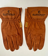 NEW Mens Cabretta Leather Gloves Size L Plainsman