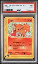 PSA MINT 9 - 2003 POKEMON AQUAPOLIS 116 VULPIX on eBay