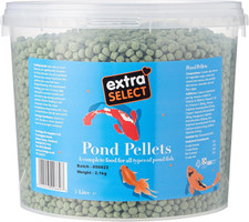 Extra Select Pond Pellets Complete Fish Food Tub, 5 Litre
