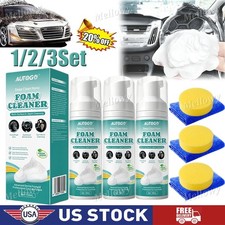 1/2/3x Nano Multi-Functional Foam Cleaner, Professional Car Interior Deep Clean