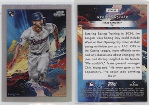 2024 Topps Cosmic Chrome Stars in the Night Wyatt Langford #STN-13 Rookie RC