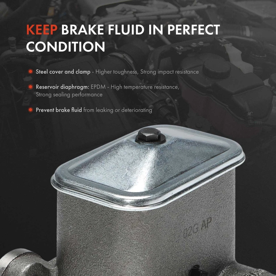 Cilindro maestro de freno con depósito y sensor para Chevrolet C50 1960-1962 1966 Foto 3 de 4