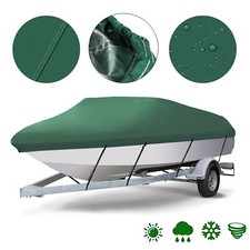 Heavy Duty V-Hull Tri-Hull Runabout Boat Cover Waterproof Trailerable Fishing