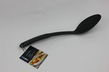Cooking Spoon Black Nylon Chef Aid Kitchen Utensils Tools Stirring Mixing Baking