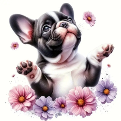 17# Diamond Painting Mops Pug Bully französische Bulldogge Hund Dog **NEU**