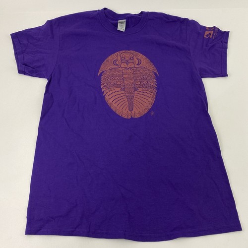 Museum Of The Earth Unisex Erwachsene T-Shirt Ithaca New York Lila Medium Fossil - Bild 1 von 7