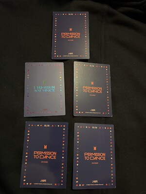 Official BTS 💜 PTD Permission to Dance SEOUL Mini Photocard