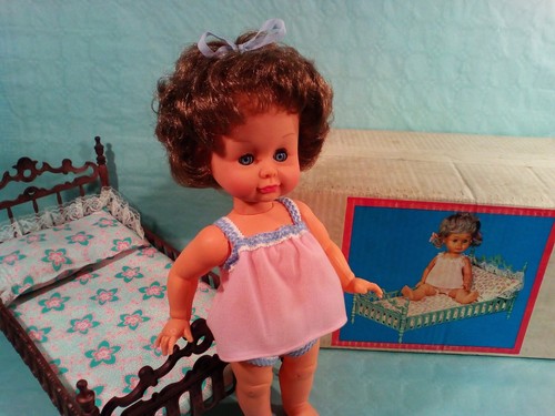 Doll nel LETTINO 60s Galletti Firenze bambole vintage sebino furga - Picture 5 of 7