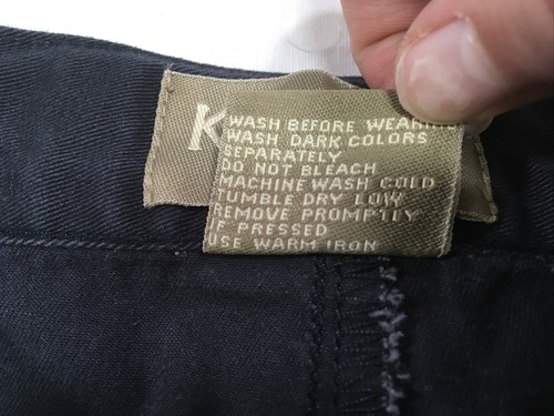 KHAKI'S BY ARROW SIZE 36 black 100% cotton - Picture 6 of 6