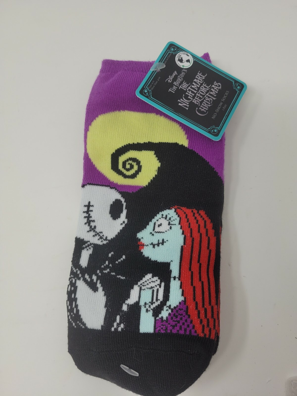 Disney NEW No Show Socks Nightmare Before Christmas Women 9-11 Jack Sally NBC-image