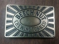 Vintage Beech-nut Chewing Tobacco Chew Dip Snuff Collectible Belt Buckle