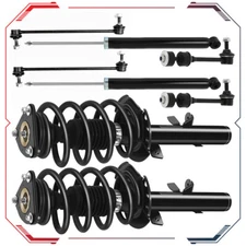 Front Struts  Rear Shocks Spring + Sway Bar Link Kits For 2014-2018 Ford Escape