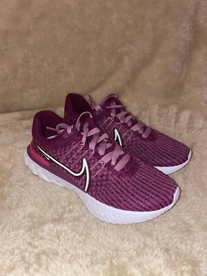 Size 6.5 - Nike React Infinity Run Flyknit 3 Light Bordeaux W