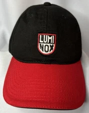 LUMINOX Watch Watches Essential Gear Embroidered Black & Red Genuine Cap Hat New