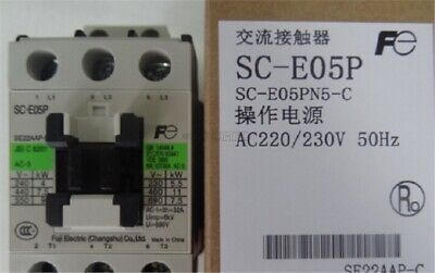 1PC NEW Fuji Electric SC-E05P 220VAC Magnetic Contactor 