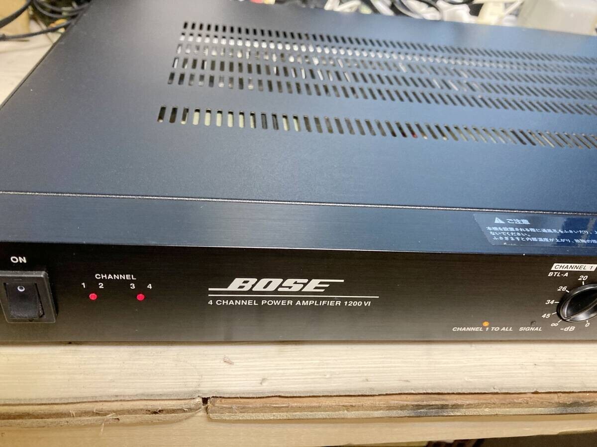 Bose 1200 VI 4-Channel Professional Power Amplifier Bose 1200 VI 4-Channel Professional Power Amplifier