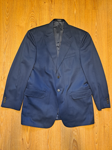 Travelsmith Sport Coat Mens 42R Dark Teal Green Blazer Suit Jacket