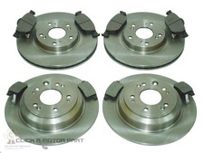 for HONDA ACCORD 2.0 2.2 I-DTEC 08-14 FRONT & REAR BRAKE DISCS & PADS CHECK SIZE