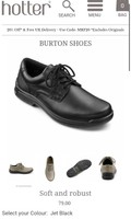 Hotter Burton Black Leather Shoes Size 7 Mens Rrp £75.00 In Store Now Hotter Burton Black Leather Shoes Size 7 Mens Rrp £75.00 In Store Now